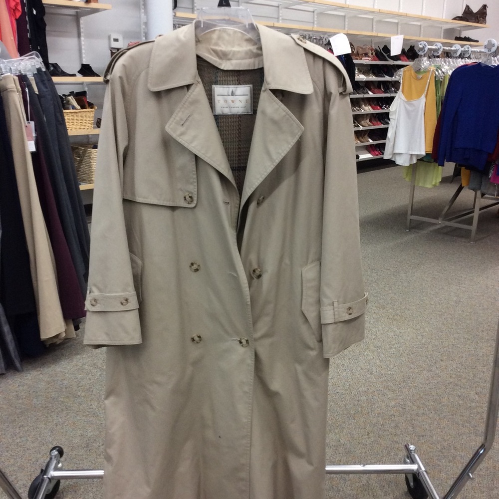 Towne - London fog trench double breasted, lined
